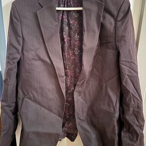 Ted Baker Brown Pinstripe Blazer